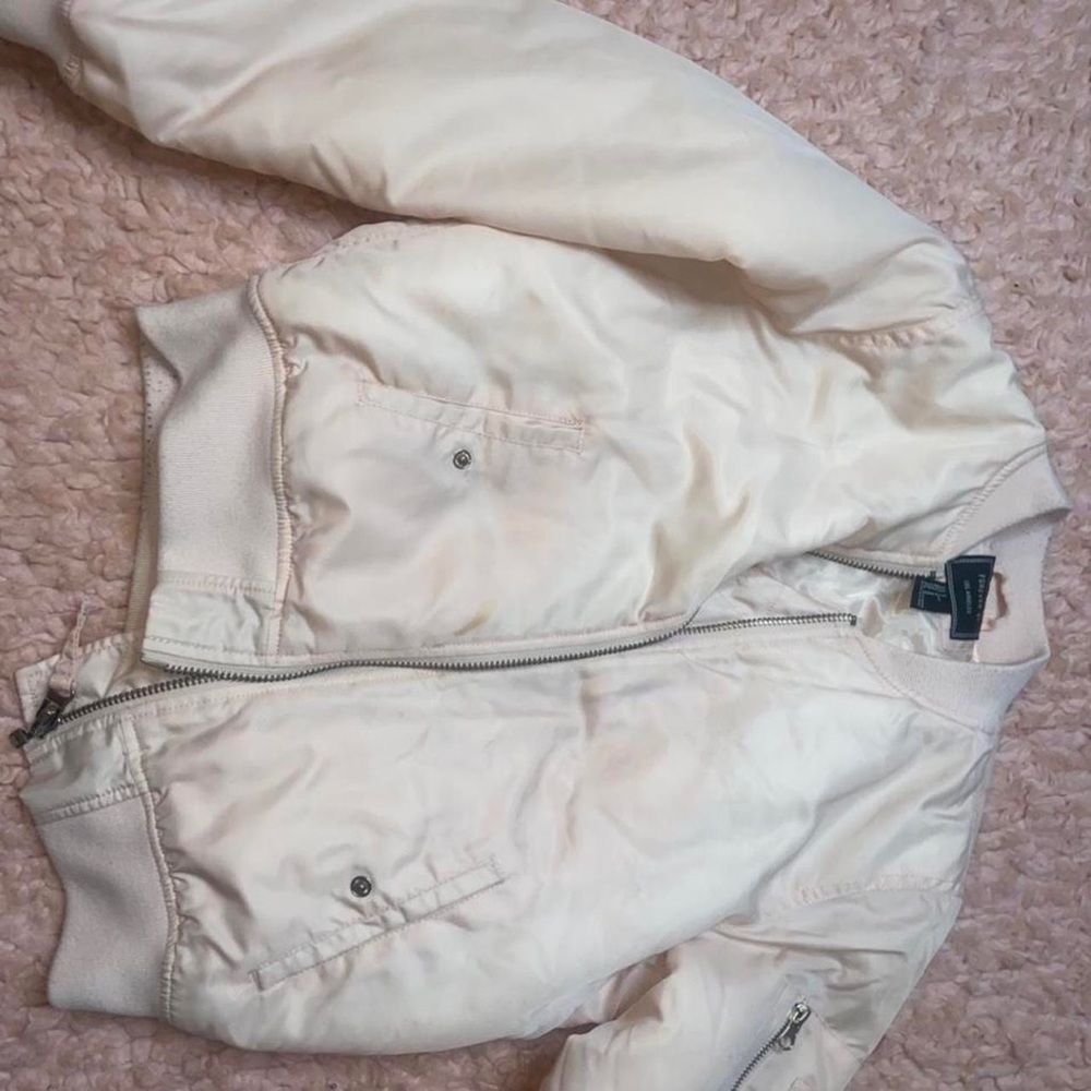 Light pink puffer coat